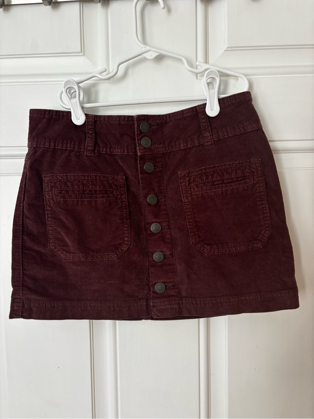 We the Free corduroy mini skirt Joanie free people 25 autumn cotton blend XS